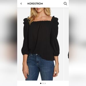 CeCe Ruffle Blouse NWT